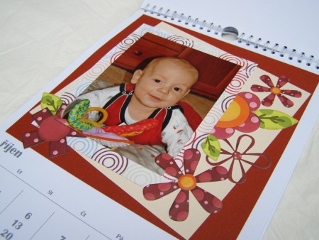 Scrapbook kalendář